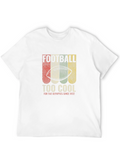 Football Too Cool Retro Style T-Shirt