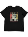 Football Too Cool Retro Style T-Shirt