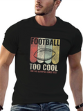 Football Too Cool Retro Style T-Shirt