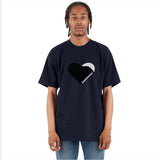 I love Grand Piano Heart Organ Keyboard Music Logo