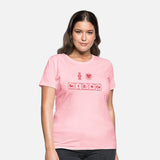 I LOVE SCIENCE - written in science symbols