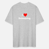 I Love Scissoring With A Red Heart