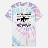 I Will Not Be Lectured On Gun Control By The Same