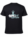 Just Breathe Yoga T-Shirt - Relaxed Fit
