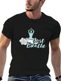 Just Breathe Yoga T-Shirt - Relaxed Fit