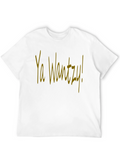 Ya Wantzy! Black Graphic Tee Shirt