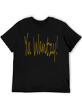 Ya Wantzy! Black Graphic Tee Shirt
