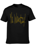 Ya Wantzy! Black Graphic Tee Shirt