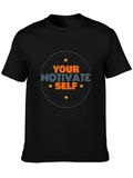 Motivate Yourself Black T-Shirt