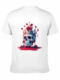 Skull King T-Shirt with Roses