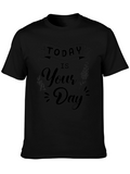 Today Is Your Day Black Graphic Tee