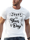 Today Is Your Day Black Graphic Tee