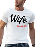 Wife Since 2003 Black T-Shirt