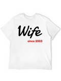 Wife Since 2003 Black T-Shirt
