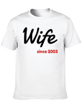 Wife Since 2003 Black T-Shirt