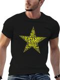 Starry Night Tee - Mens Black Graphic T-Shirt