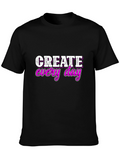 Create Every Day Graphic Tee - Black