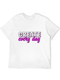 Create Every Day Graphic Tee - Black