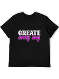 Create Every Day Graphic Tee - Black