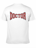 Doctor Graphic Tee - Black Cotton Blend T-Shirt
