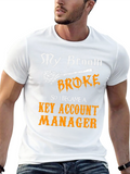 Broom Broke Key Account Manager Graphic T-Shirt