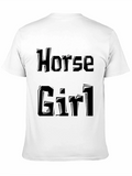 Horse Girl Graphic T-Shirt