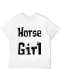 Horse Girl Graphic T-Shirt