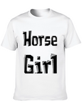 Horse Girl Graphic T-Shirt