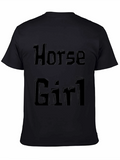 Horse Girl Graphic T-Shirt
