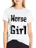 Horse Girl Graphic T-Shirt