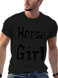 Horse Girl Graphic T-Shirt
