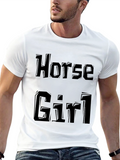 Horse Girl Graphic T-Shirt