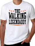 The Walking Legendaddy Graphic Tee - Black
