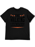 The Walking Legendaddy Graphic Tee - Black