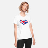 Iceland Flag in Iceland Map