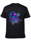 Cosmic Astronaut T-Shirt: Pool Playing Spaceman