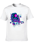 Cosmic Astronaut T-Shirt: Pool Playing Spaceman