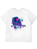 Cosmic Astronaut T-Shirt: Pool Playing Spaceman