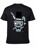 Dapper Rabbit Top Hat Bowtie T-Shirt