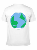 Earth Globe Graphic Tee -  World Lovers T-Shirt