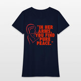 IN HER ARMS YOU FIND PURE PEACE