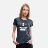 Installing Muscles Please Wait Gym Fitness T-Shirt