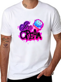 Ice Cream Graphic T-Shirt - Funky Design