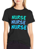 Nurse T-Shirt - Bold Text Design