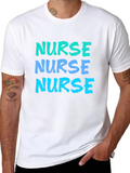 Nurse T-Shirt - Bold Text Design