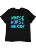 Nurse T-Shirt - Bold Text Design