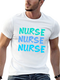 Nurse T-Shirt - Bold Text Design