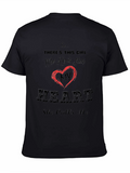 Stole My Heart Graphic Tee - Black