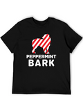 Peppermint Bark Dog T-Shirt - Holiday Style