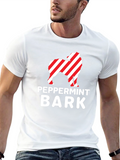 Peppermint Bark Dog T-Shirt - Holiday Style